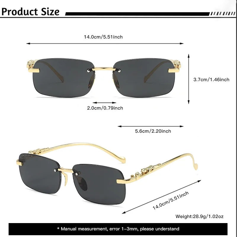 Zovict Aura Rimless Sunglasses by Zovict