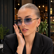 Zovict Prism Rimless Sunglasses