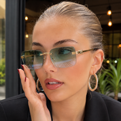 Zovict Prism Rimless Sunglasses