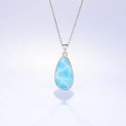 Sovict Larimar Oval Pendant