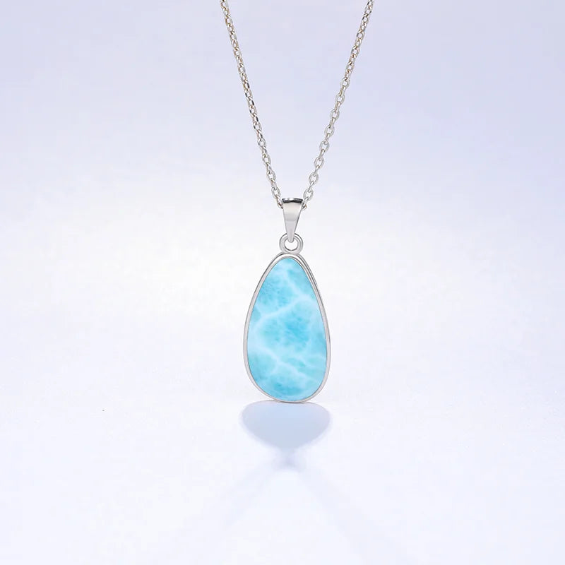 Sovict Larimar Oval Pendant