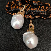 Sovict Baroque Pearl Studs