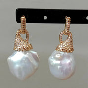 Sovict Baroque Pearl Studs