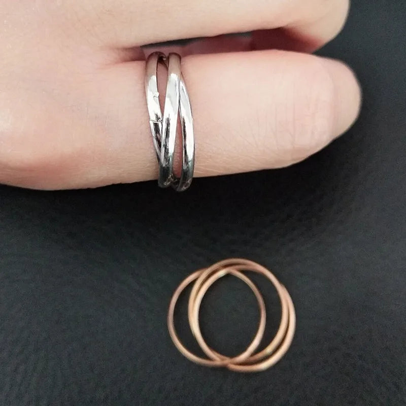 Sovict Triple Interlock Ring