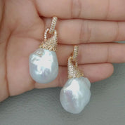 Sovict Baroque Pearl Studs