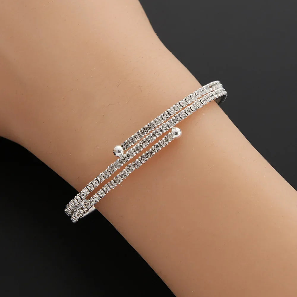 Sovict Elastic Zircon Bracelet