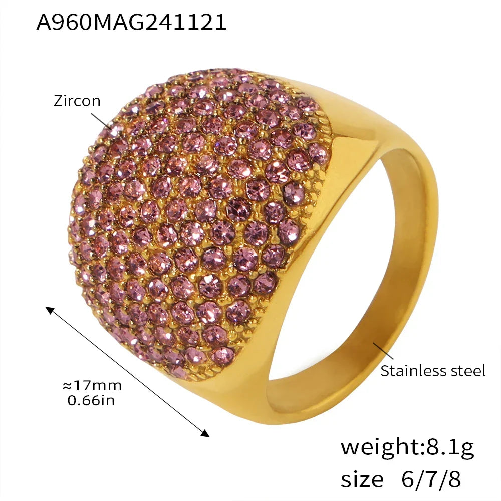 Sovict Turquoise CZ Band
