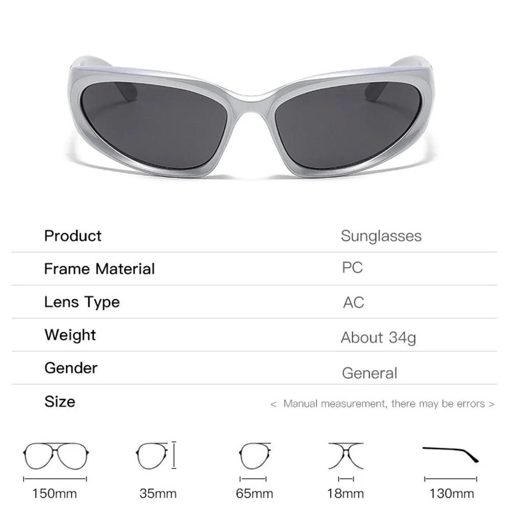Zovict White Punk Goggles by Zovict