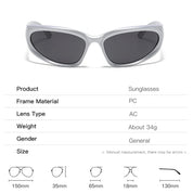 Zovict White Punk Goggles by Zovict