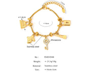 Sovict Gold Charm Bracelet