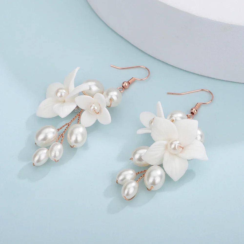 Sovict Ceramic Rose Pearl Drops