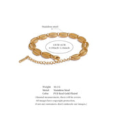Sovict Golden Shell Charm Bracelet