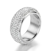 Sovict Iced Arc Circle Ring