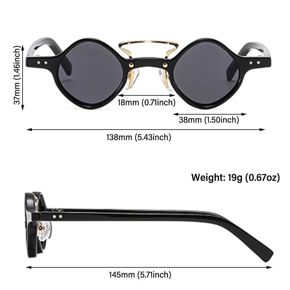 Zovict Hippie Square Sunglasses by Zovict