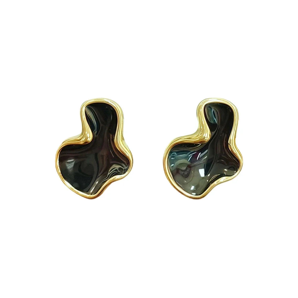 Sovict Cloud Glaze Stud Earrings