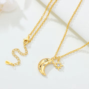 Sovict Celestial Star Moon Necklace