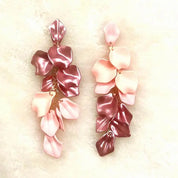 Sovict Acrylic Flower Tassel Earrings