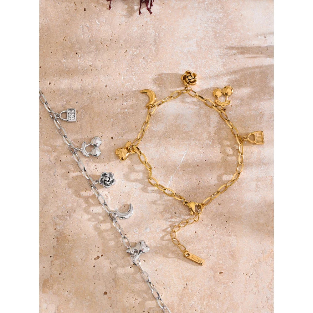 Sovict Celestial Bloom Charm Bracelet