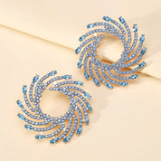Sovict Sunflower Crystal Studs