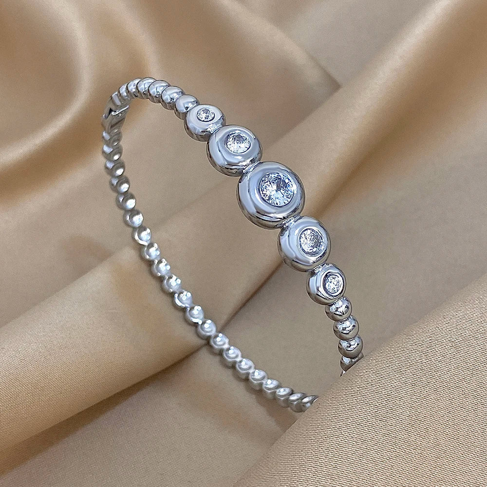 Sovict Zircon Bead Bracelet
