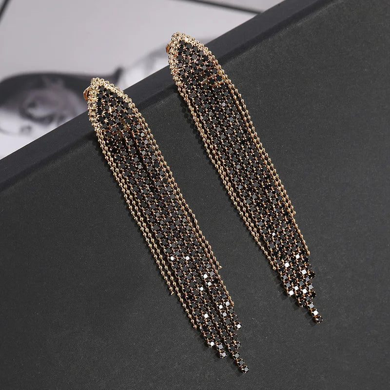 Sovict Chain Tassel Earrings