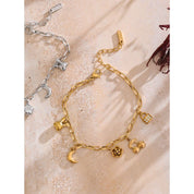 Sovict Celestial Bloom Charm Bracelet