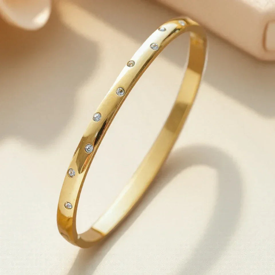 Sovict Round Zircon Bangle
