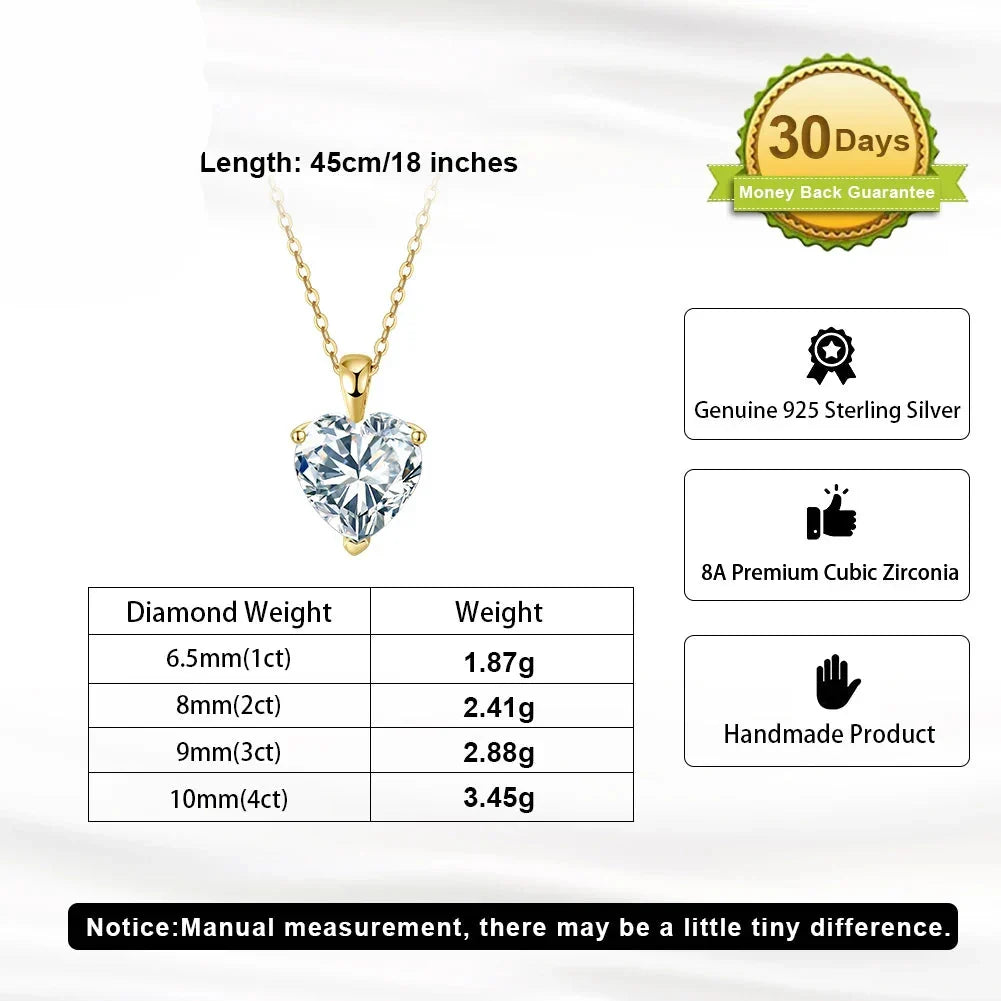 Sovict Silver Heart Pendant