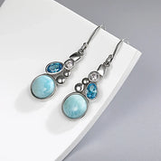 Sovict Larimar Streamline Earrings