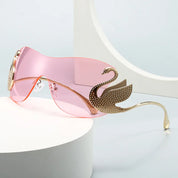Zovict Swan Metal Sunglasses by Zovict