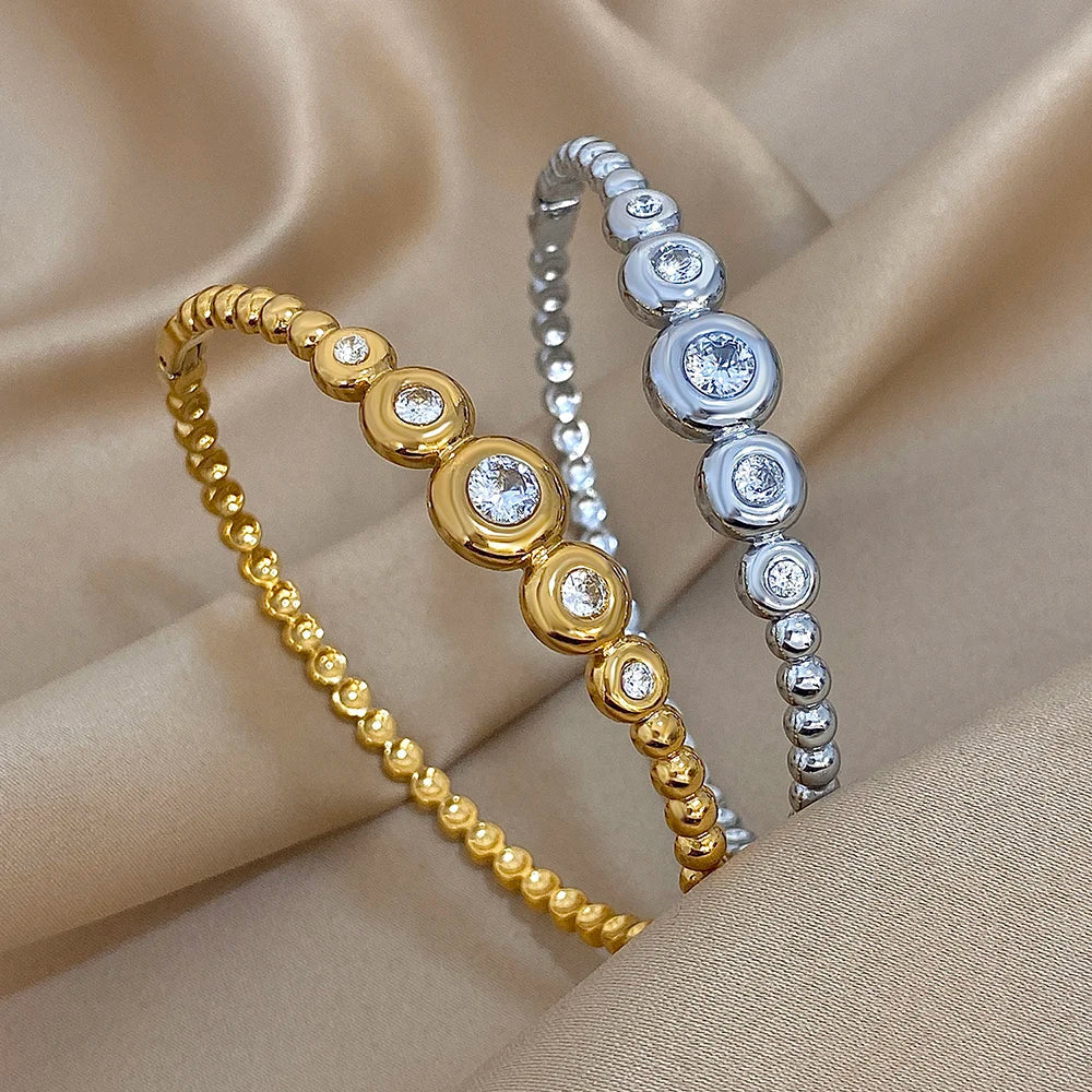 Sovict Zircon Bead Bracelet
