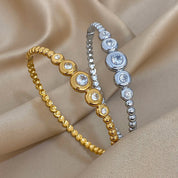 Sovict Zircon Bead Bracelet