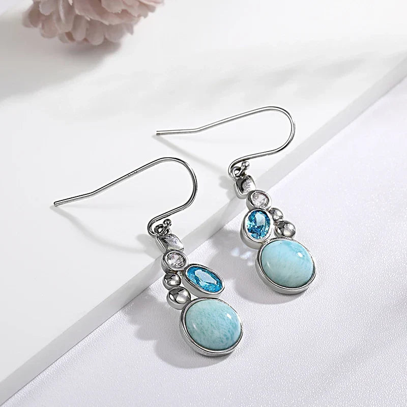 Sovict Larimar Streamline Earrings