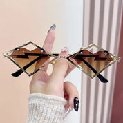 Zovict Heartbeat Rimless Sunglasses by Zovict