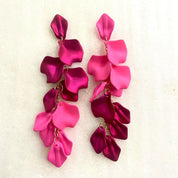 Sovict Acrylic Flower Tassel Earrings