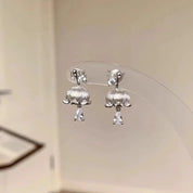 Sovict Golden Frost Zircon Earrings