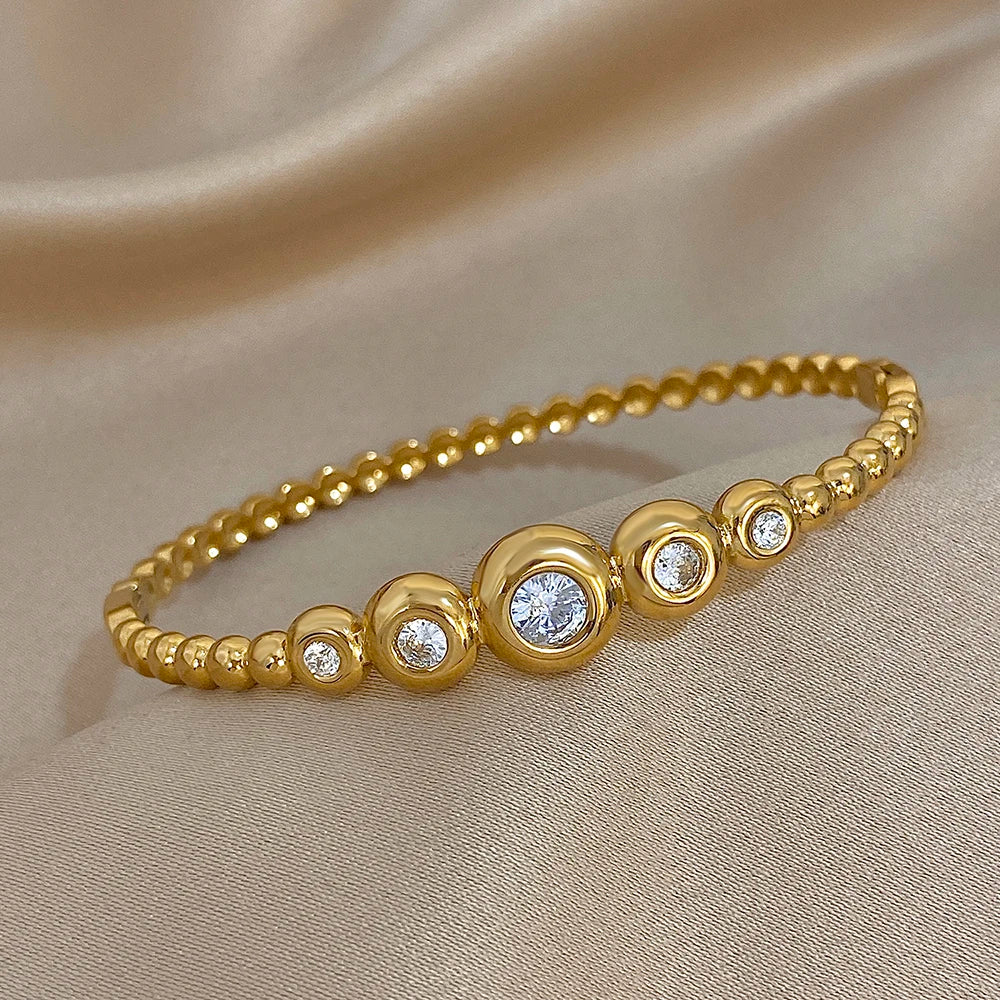 Sovict Zircon Bead Bracelet
