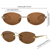 Zovict Leopard Hex Sunglasses by Zovict