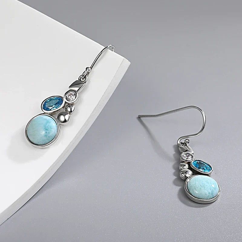 Sovict Larimar Streamline Earrings