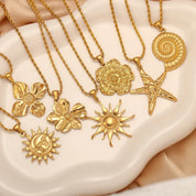 Sovict Coastal Charm Pendant Necklace
