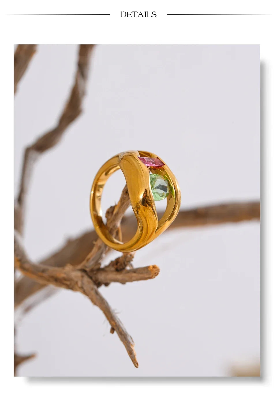 Sovict Crystal Kiss Ring