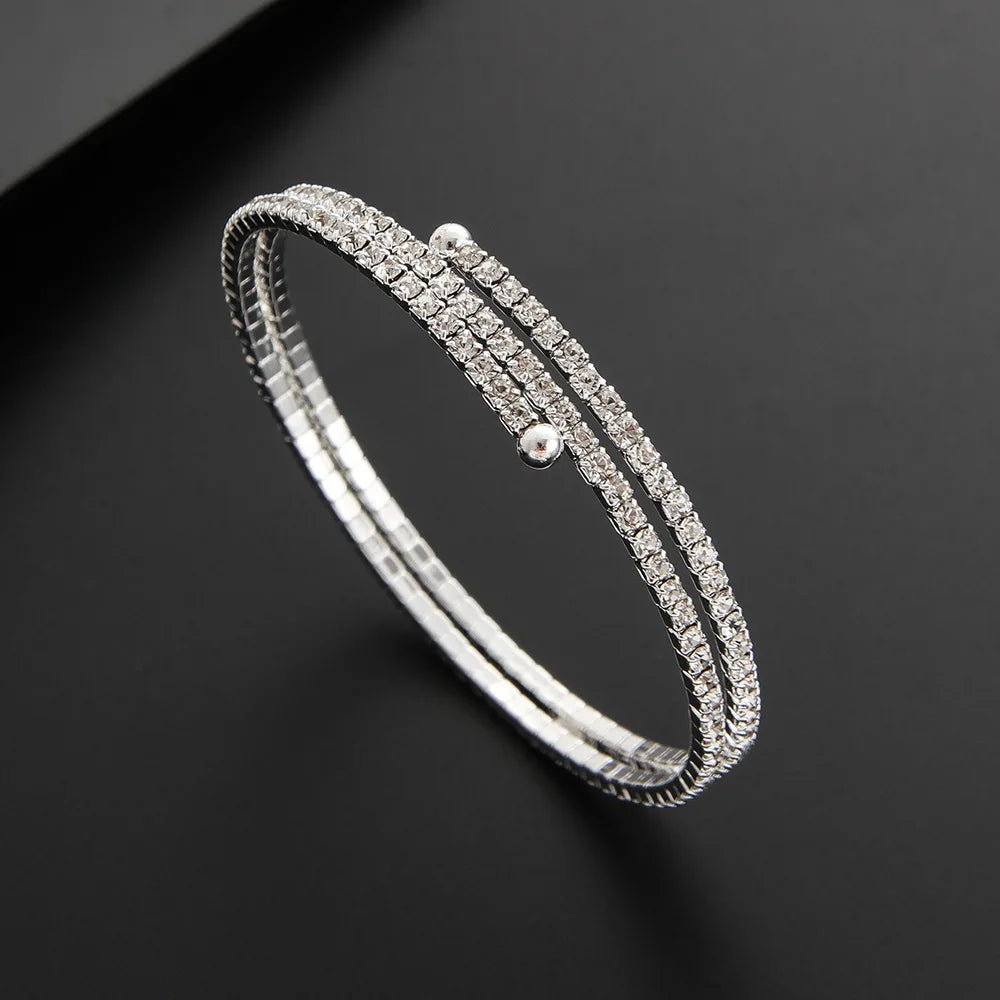 Sovict Elastic Zircon Bracelet