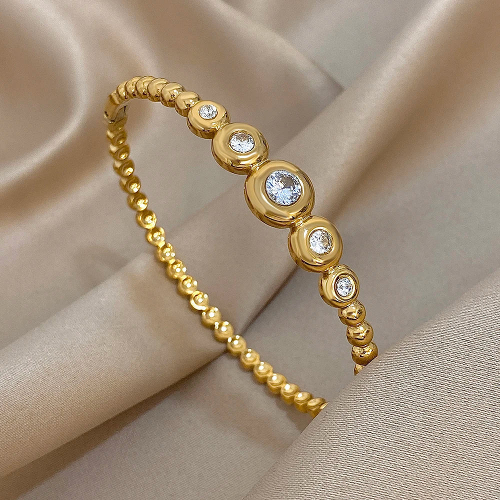 Sovict Zircon Bead Bracelet