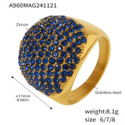 Sovict Turquoise CZ Band