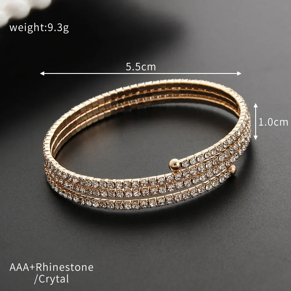 Sovict Elastic Zircon Bracelet