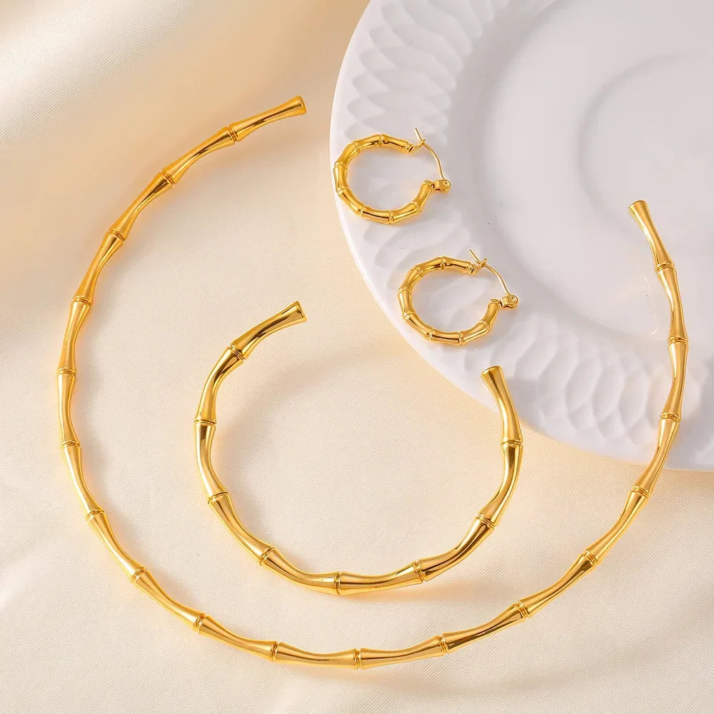 Sovict Bamboo Glow Jewelry Set