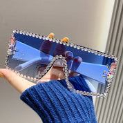 Zovict Diamond Shield Sunglasses by Zovict