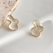 Sovict Cloud Glaze Stud Earrings