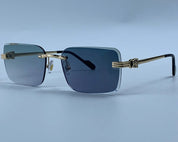 Zovict Prism Rimless Sunglasses by Zovict
