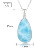 Sovict Larimar Oval Pendant